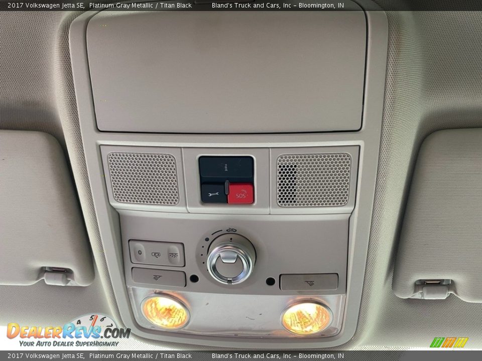2017 Volkswagen Jetta SE Platinum Gray Metallic / Titan Black Photo #23