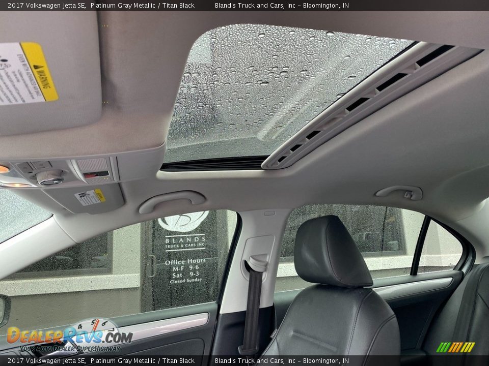 2017 Volkswagen Jetta SE Platinum Gray Metallic / Titan Black Photo #24