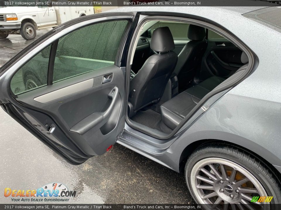 2017 Volkswagen Jetta SE Platinum Gray Metallic / Titan Black Photo #25