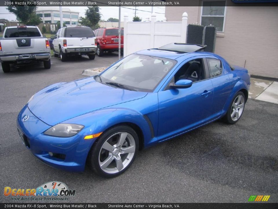2004 Mazda RX-8 Sport Winning Blue Metallic / Black Photo #2