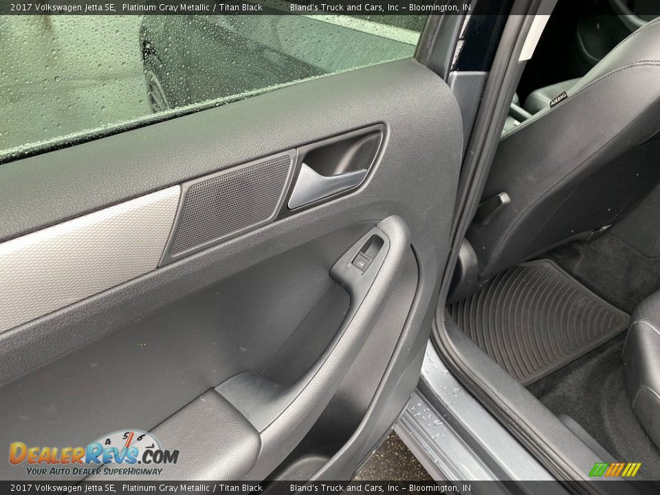 2017 Volkswagen Jetta SE Platinum Gray Metallic / Titan Black Photo #26