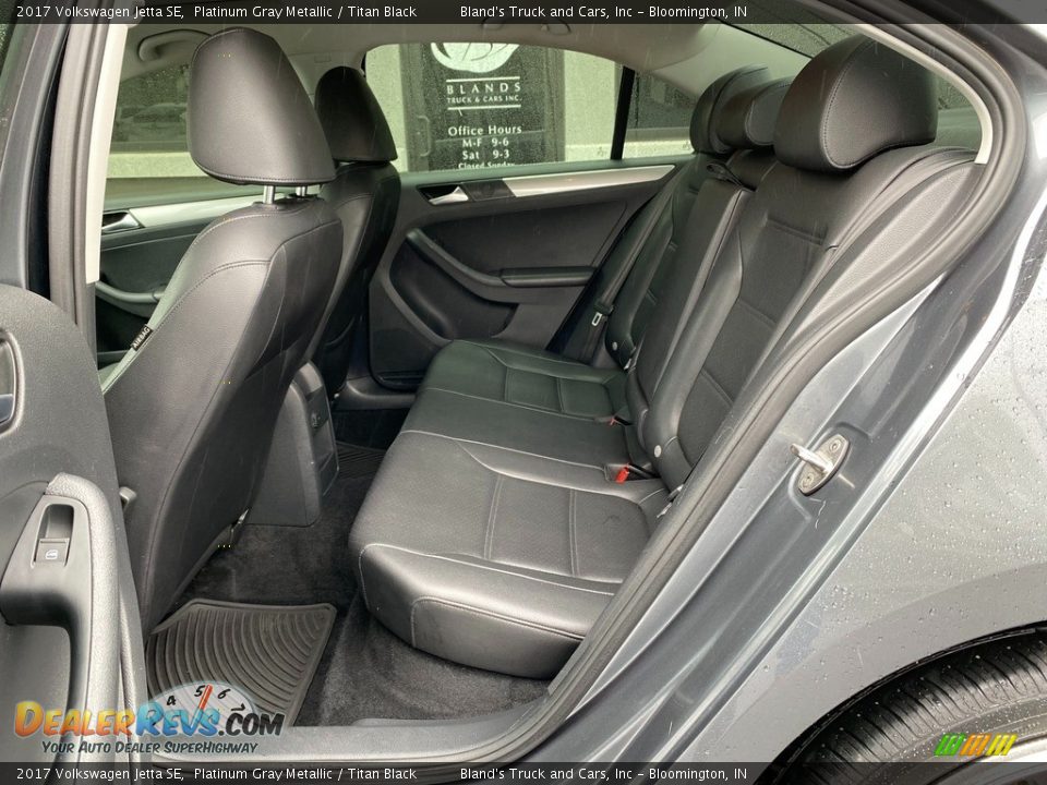 2017 Volkswagen Jetta SE Platinum Gray Metallic / Titan Black Photo #27