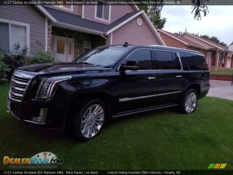 2015 Cadillac Escalade ESV Platinum 4WD Black Raven / Jet Black Photo #5