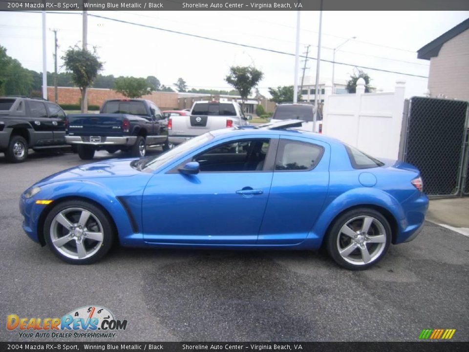 2004 Mazda RX-8 Sport Winning Blue Metallic / Black Photo #3