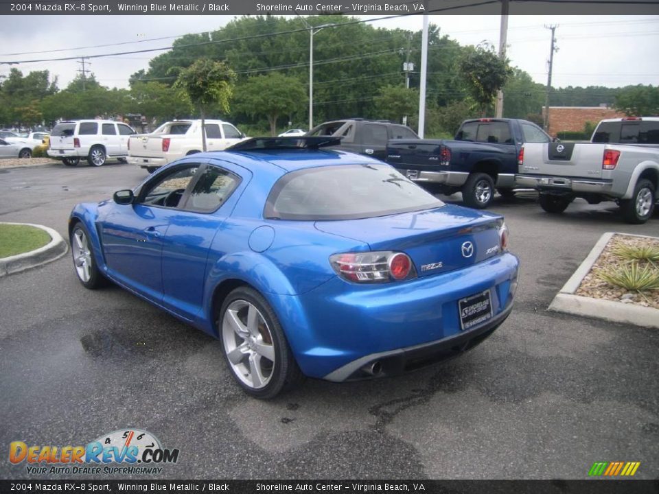 2004 Mazda RX-8 Sport Winning Blue Metallic / Black Photo #4