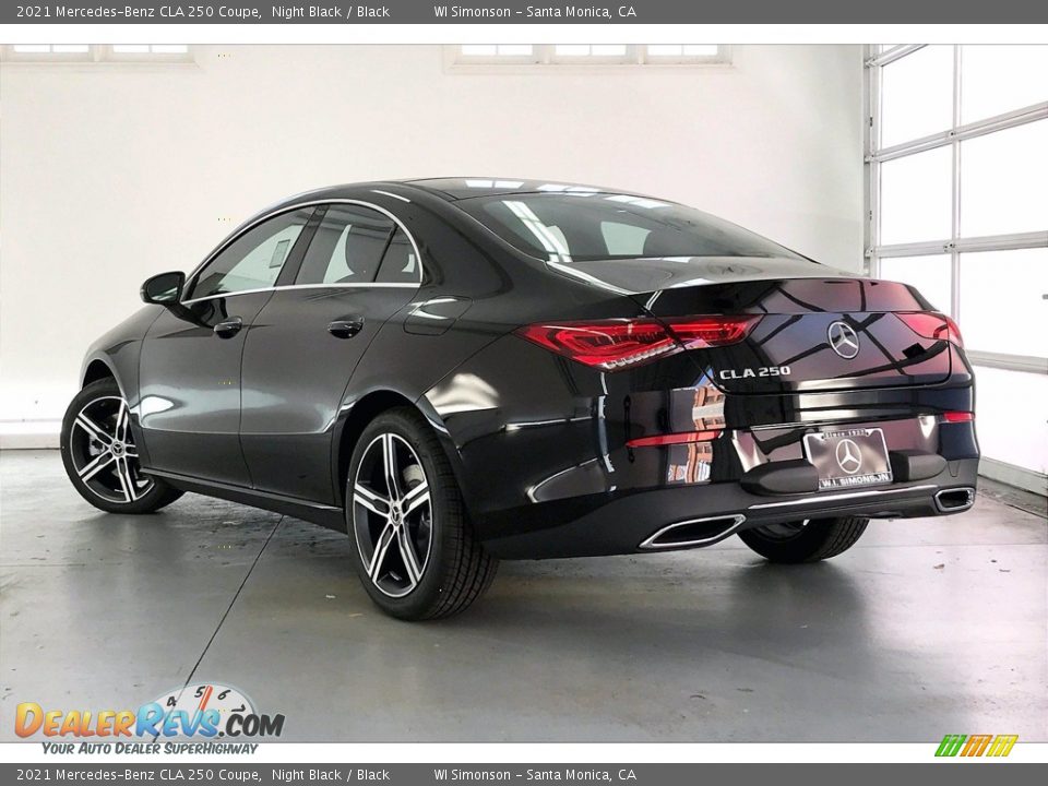 2021 Mercedes-Benz CLA 250 Coupe Night Black / Black Photo #2