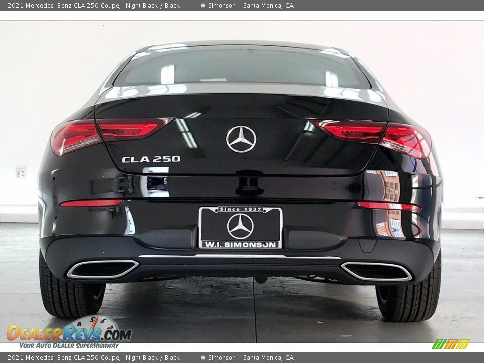 2021 Mercedes-Benz CLA 250 Coupe Night Black / Black Photo #3