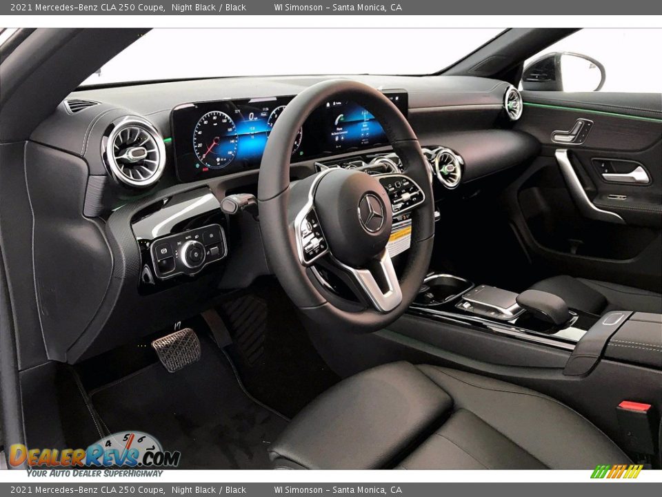 2021 Mercedes-Benz CLA 250 Coupe Night Black / Black Photo #4