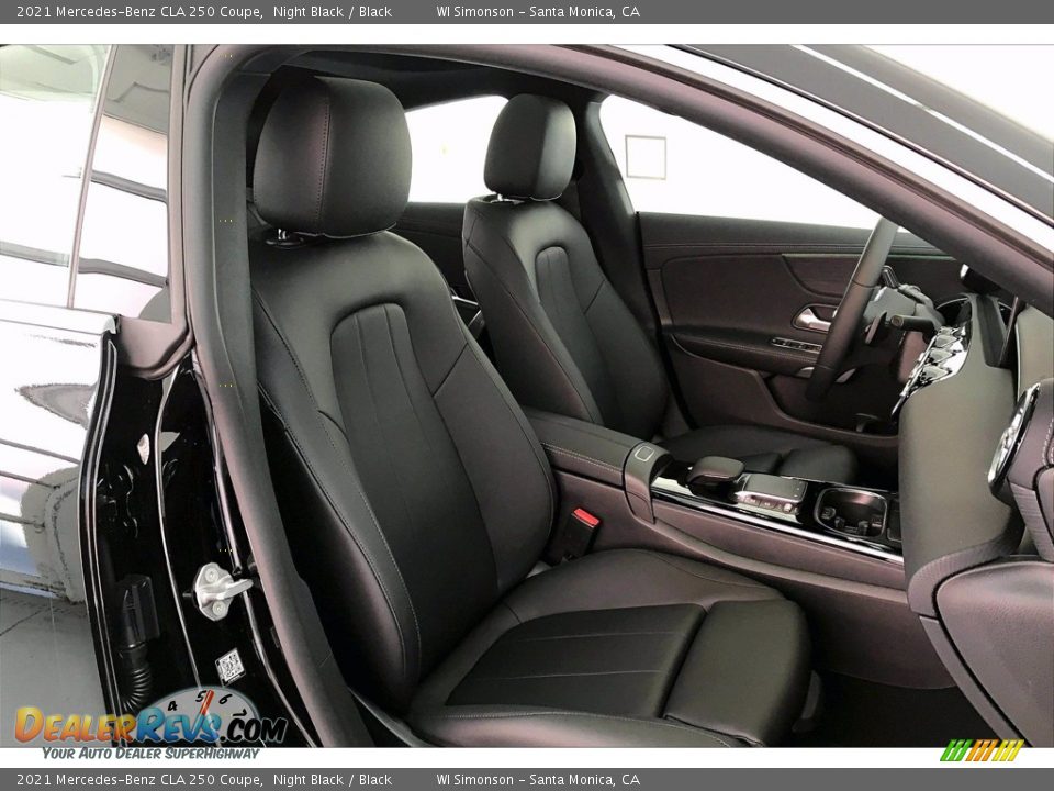 2021 Mercedes-Benz CLA 250 Coupe Night Black / Black Photo #5