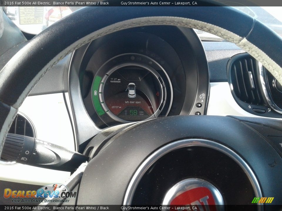 2016 Fiat 500e All Electric Gauges Photo #10