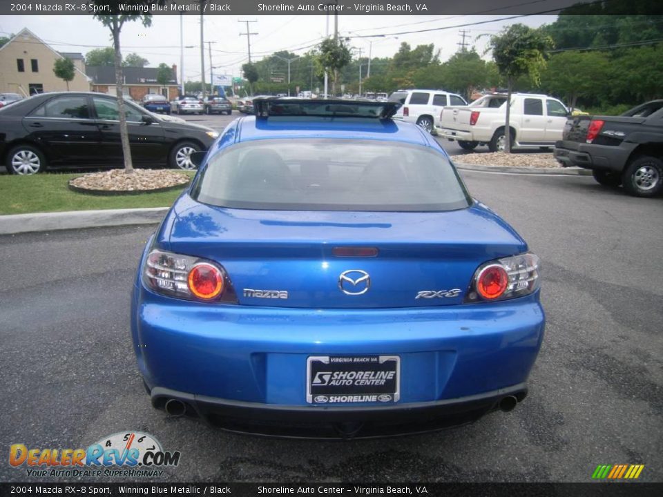 2004 Mazda RX-8 Sport Winning Blue Metallic / Black Photo #5