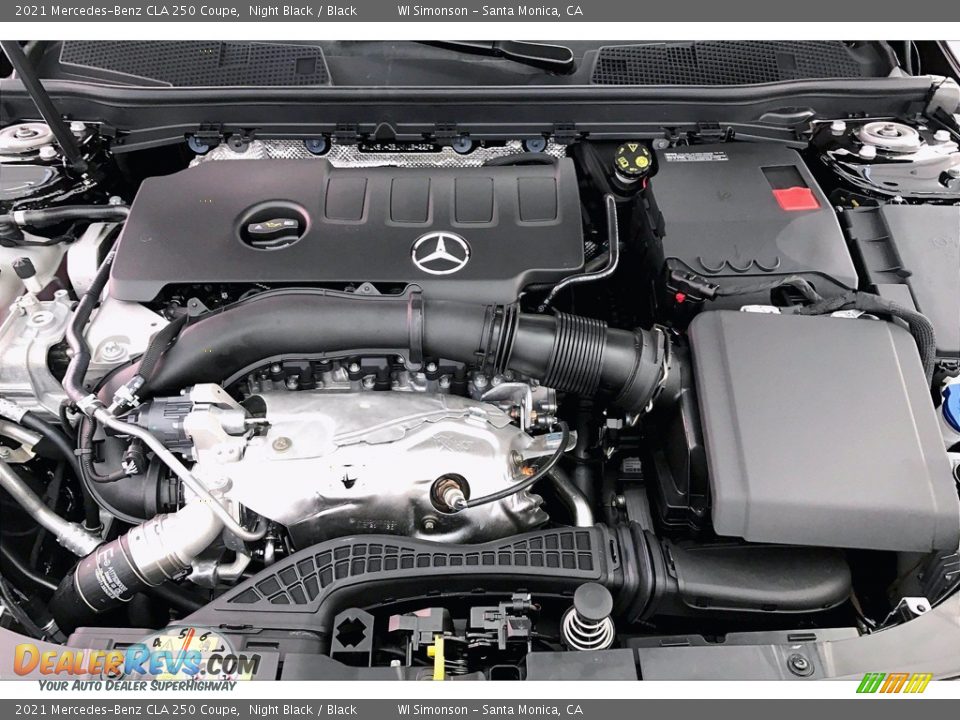 2021 Mercedes-Benz CLA 250 Coupe Night Black / Black Photo #8