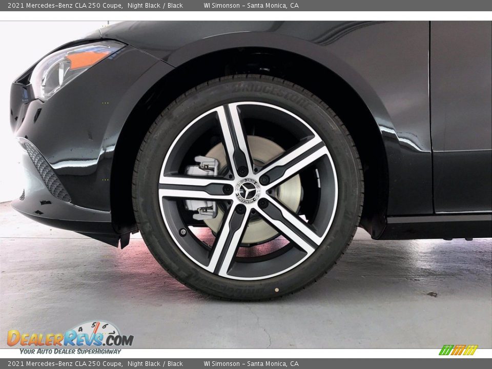 2021 Mercedes-Benz CLA 250 Coupe Night Black / Black Photo #9