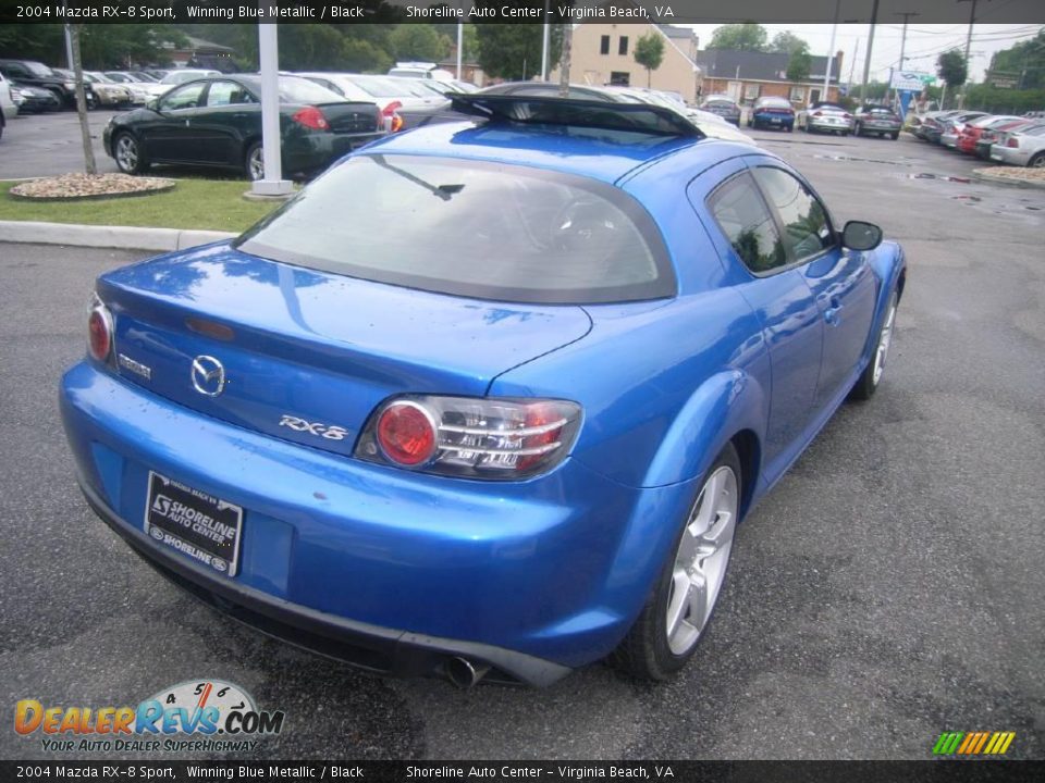 2004 Mazda RX-8 Sport Winning Blue Metallic / Black Photo #6
