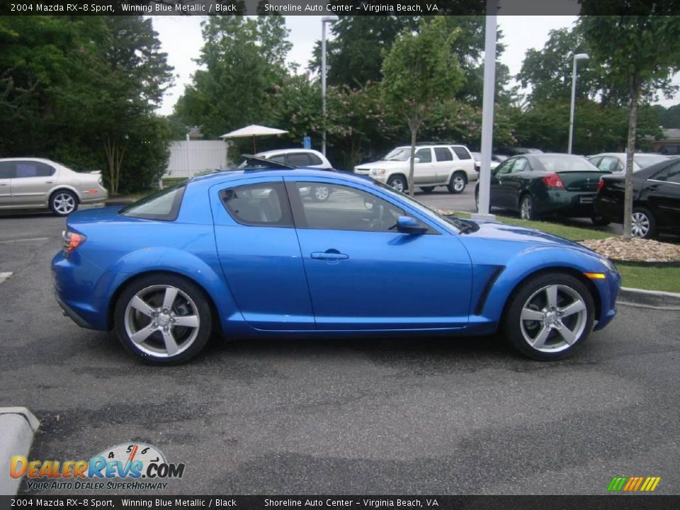 2004 Mazda RX-8 Sport Winning Blue Metallic / Black Photo #7