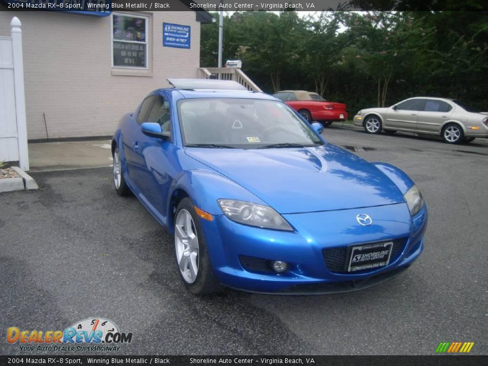 2004 Mazda RX-8 Sport Winning Blue Metallic / Black Photo #8