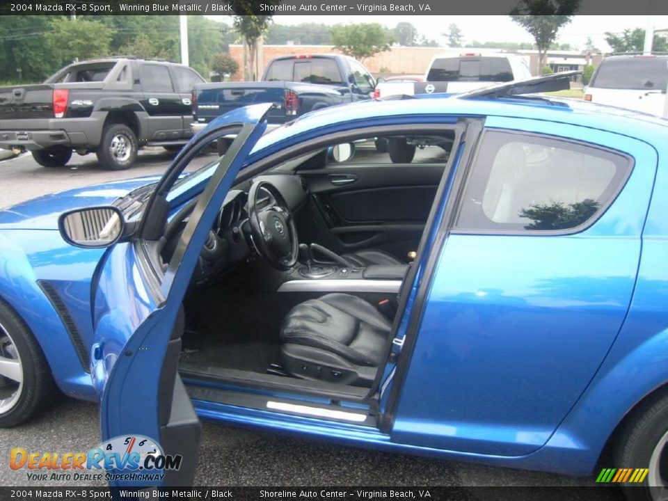 2004 Mazda RX-8 Sport Winning Blue Metallic / Black Photo #9