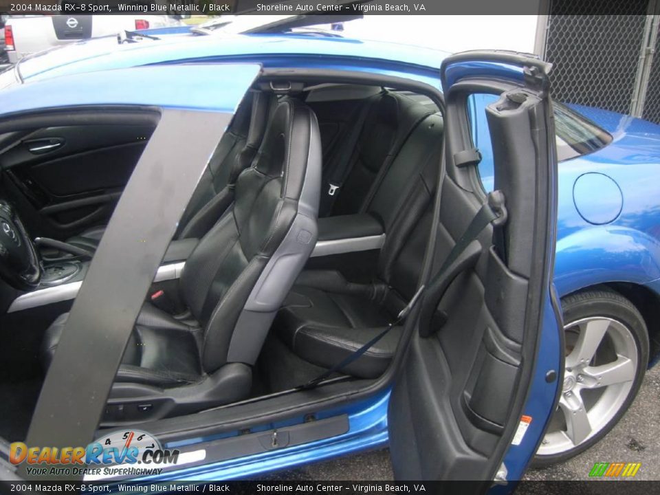 2004 Mazda RX-8 Sport Winning Blue Metallic / Black Photo #10