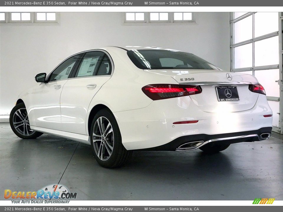 2021 Mercedes-Benz E 350 Sedan Polar White / Neva Gray/Magma Gray Photo #2