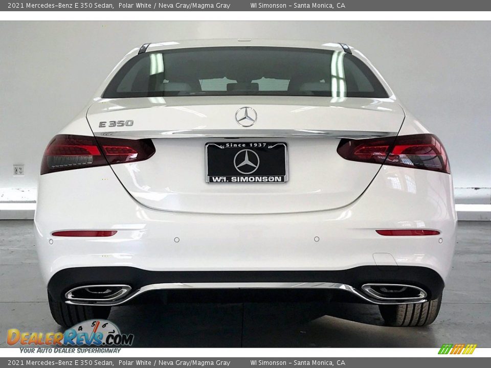 2021 Mercedes-Benz E 350 Sedan Polar White / Neva Gray/Magma Gray Photo #3