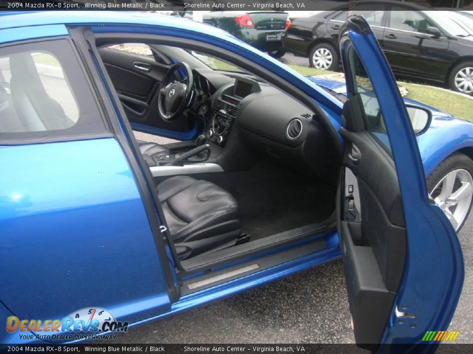 2004 Mazda RX-8 Sport Winning Blue Metallic / Black Photo #11