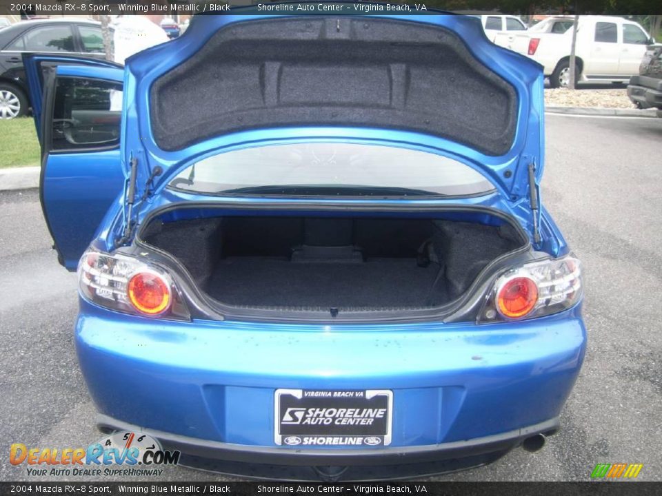 2004 Mazda RX-8 Sport Winning Blue Metallic / Black Photo #13
