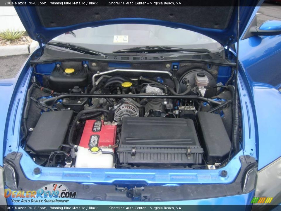 2004 Mazda RX-8 Sport Winning Blue Metallic / Black Photo #14