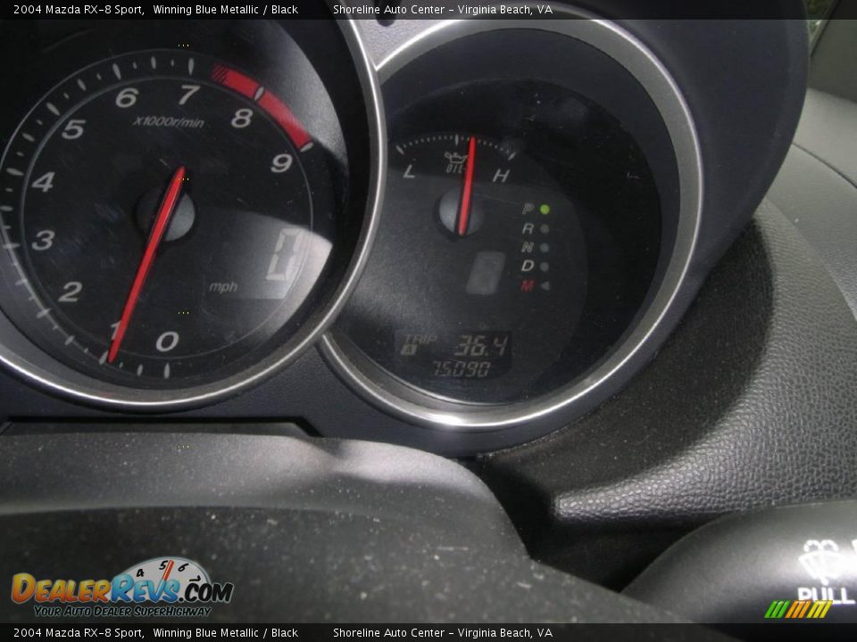 2004 Mazda RX-8 Sport Winning Blue Metallic / Black Photo #17