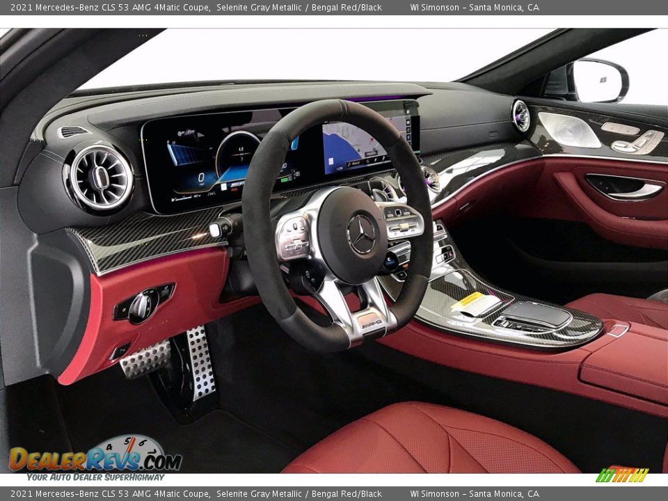 Bengal Red/Black Interior - 2021 Mercedes-Benz CLS 53 AMG 4Matic Coupe Photo #4