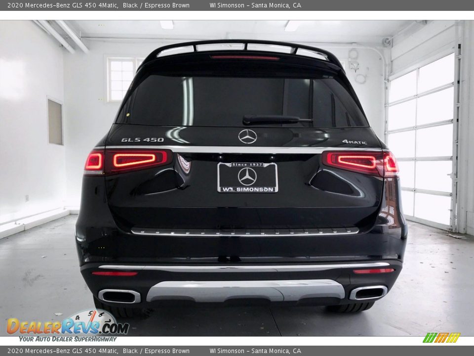 2020 Mercedes-Benz GLS 450 4Matic Black / Espresso Brown Photo #3