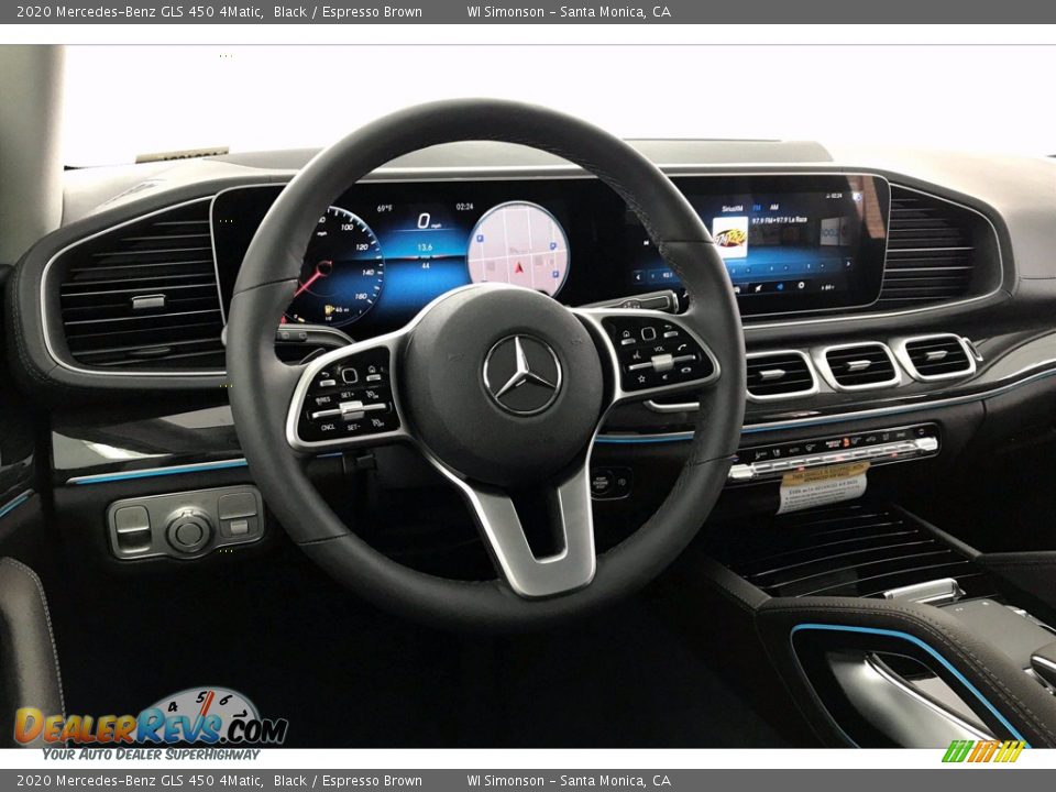 2020 Mercedes-Benz GLS 450 4Matic Black / Espresso Brown Photo #4