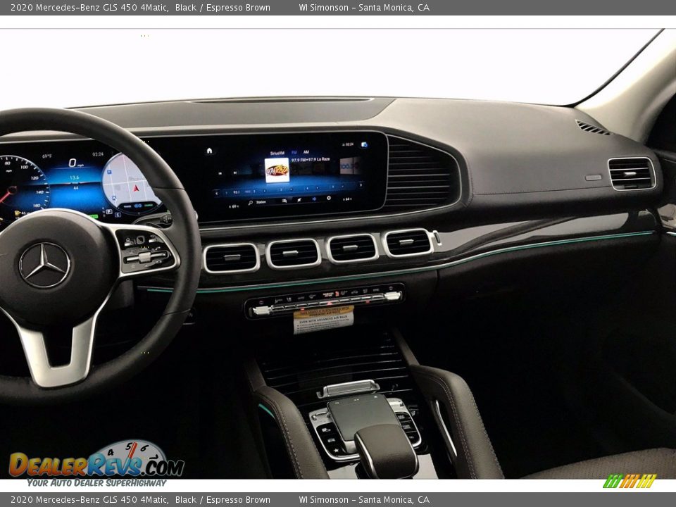2020 Mercedes-Benz GLS 450 4Matic Black / Espresso Brown Photo #6