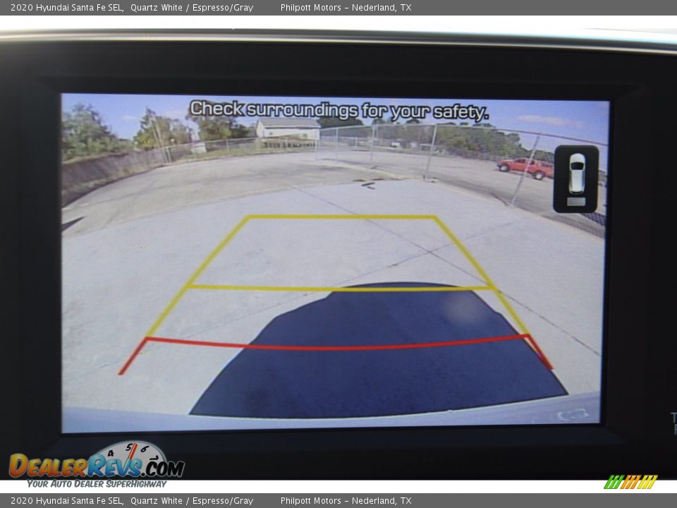2020 Hyundai Santa Fe SEL Quartz White / Espresso/Gray Photo #18