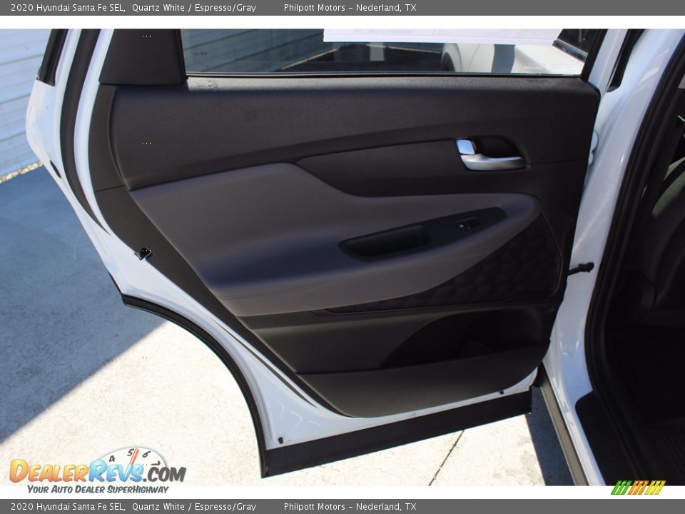 2020 Hyundai Santa Fe SEL Quartz White / Espresso/Gray Photo #19