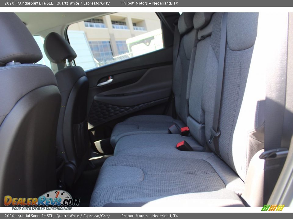 2020 Hyundai Santa Fe SEL Quartz White / Espresso/Gray Photo #20