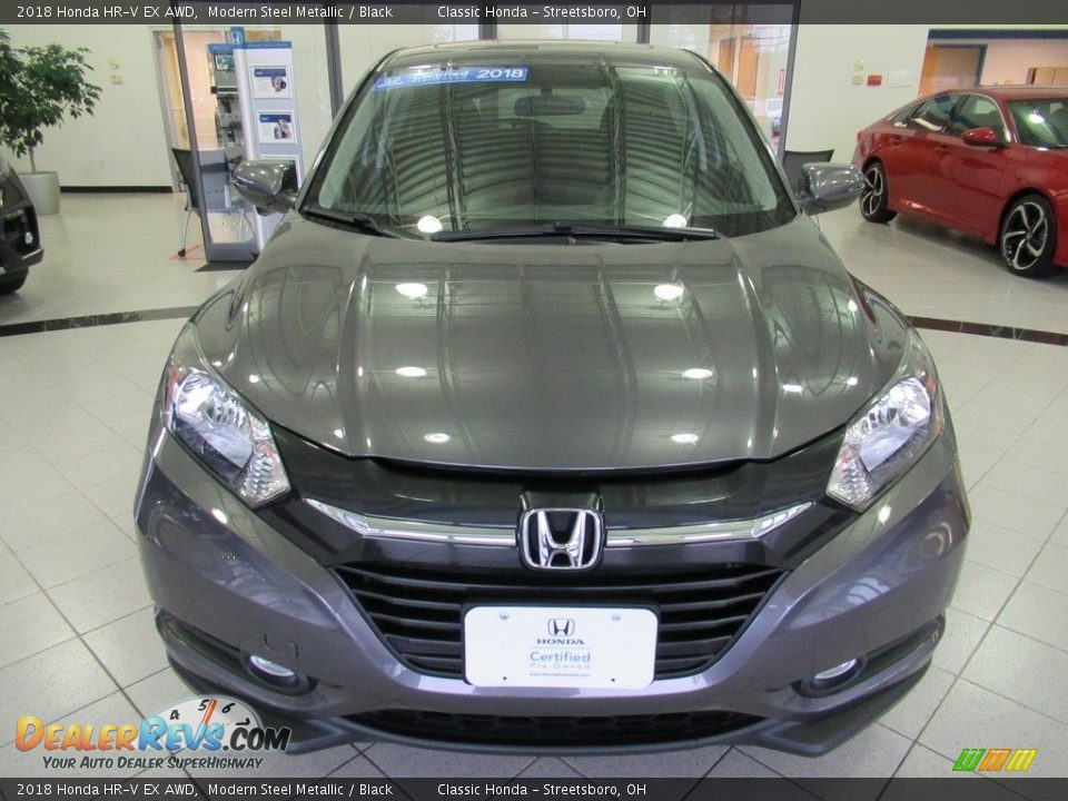 2018 Honda HR-V EX AWD Modern Steel Metallic / Black Photo #2