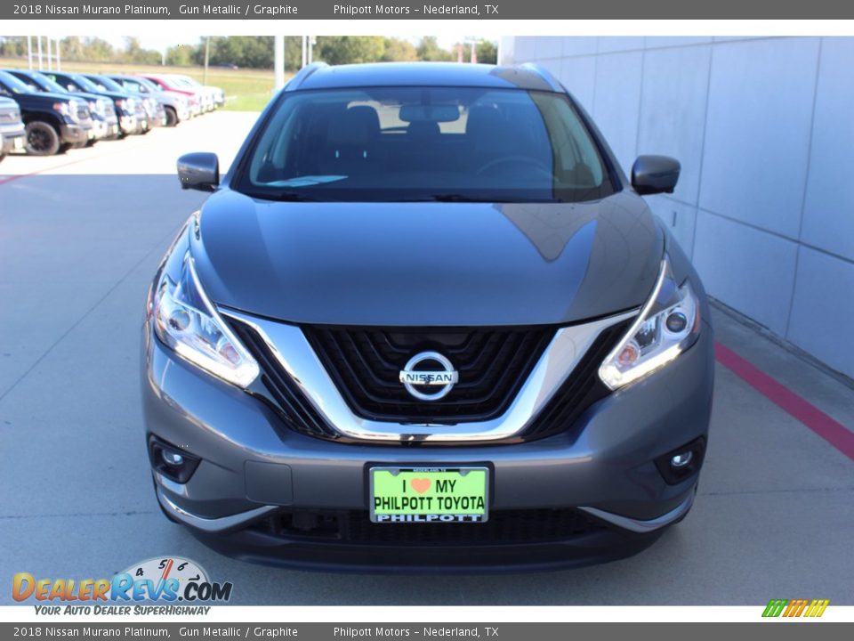 2018 Nissan Murano Platinum Gun Metallic / Graphite Photo #3