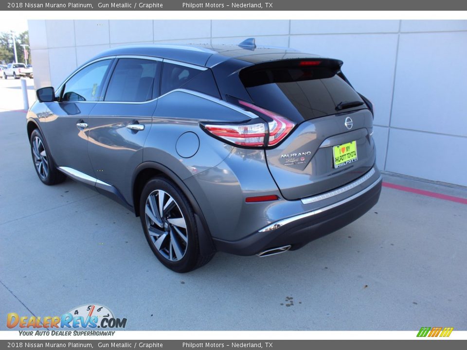 2018 Nissan Murano Platinum Gun Metallic / Graphite Photo #6