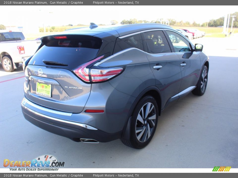 2018 Nissan Murano Platinum Gun Metallic / Graphite Photo #8