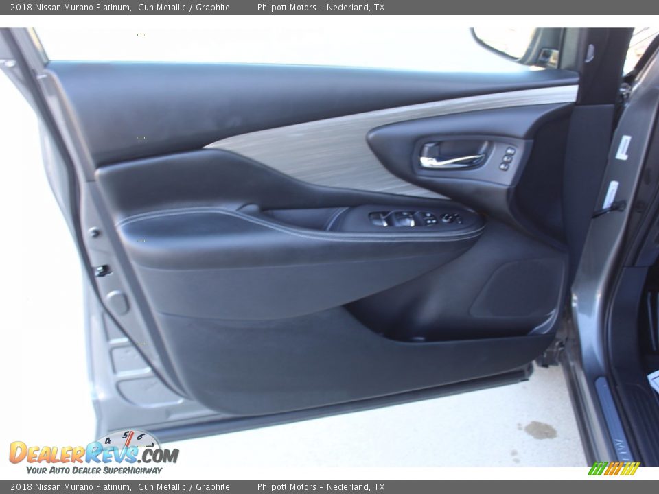2018 Nissan Murano Platinum Gun Metallic / Graphite Photo #9