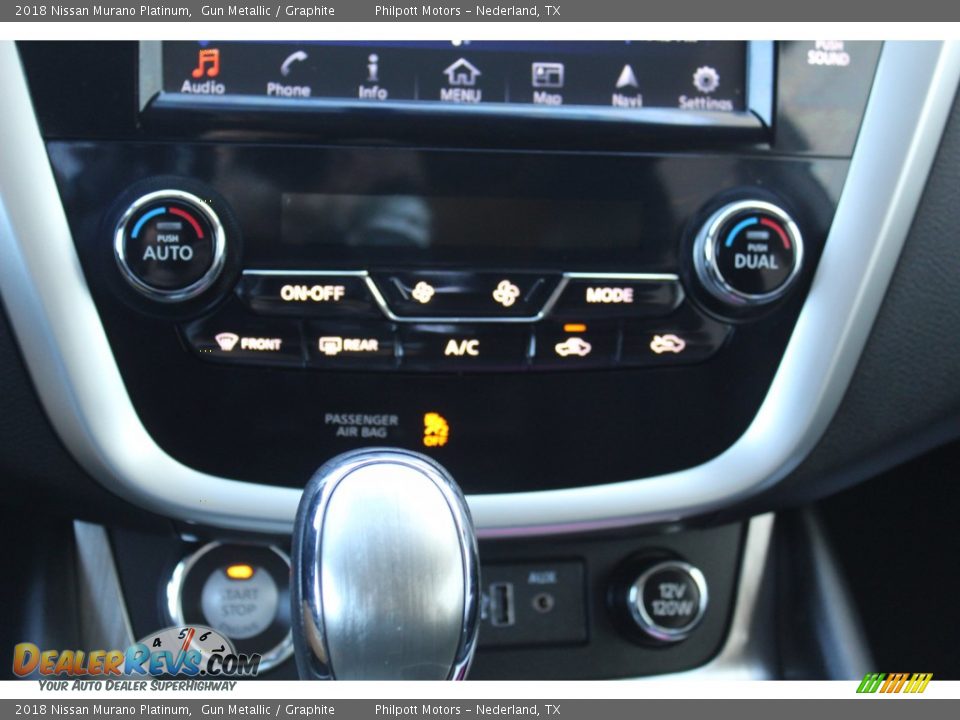2018 Nissan Murano Platinum Gun Metallic / Graphite Photo #16