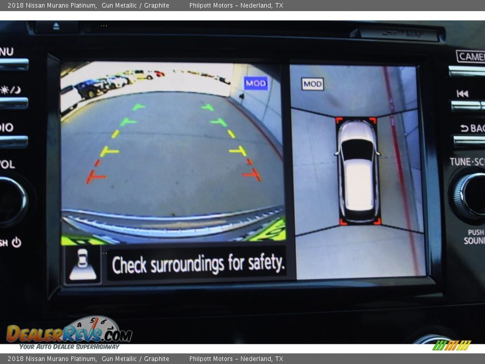 2018 Nissan Murano Platinum Gun Metallic / Graphite Photo #17