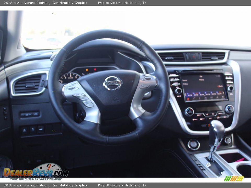 2018 Nissan Murano Platinum Gun Metallic / Graphite Photo #21