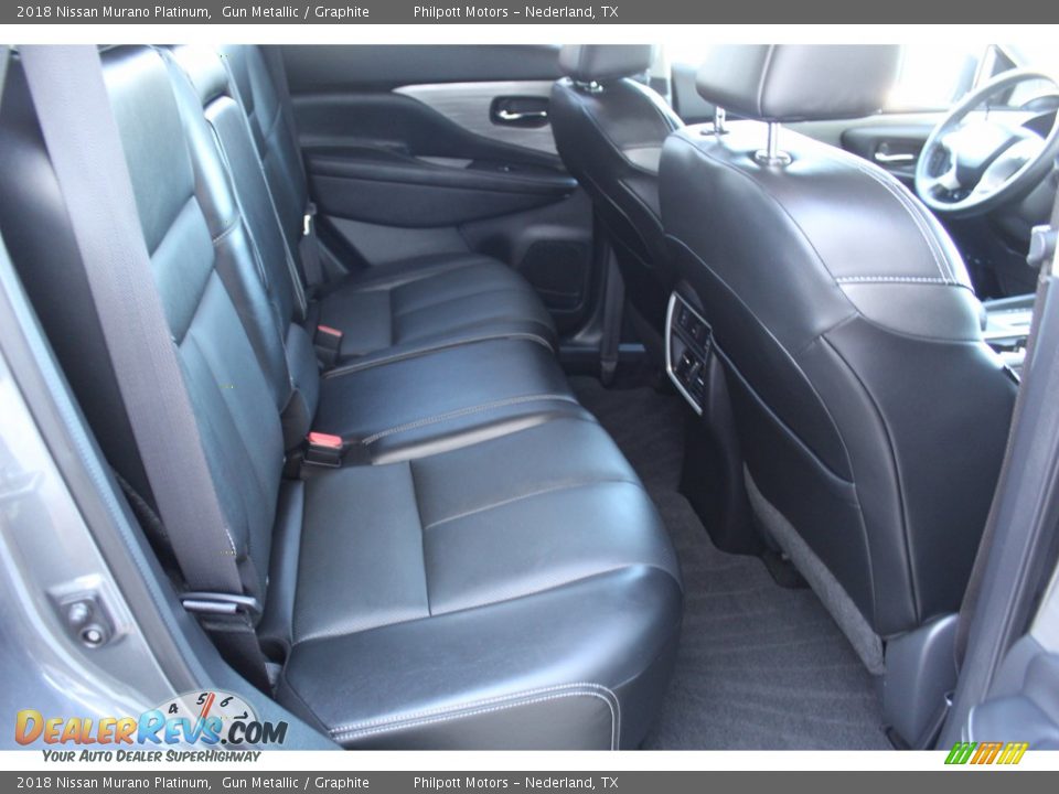 2018 Nissan Murano Platinum Gun Metallic / Graphite Photo #25