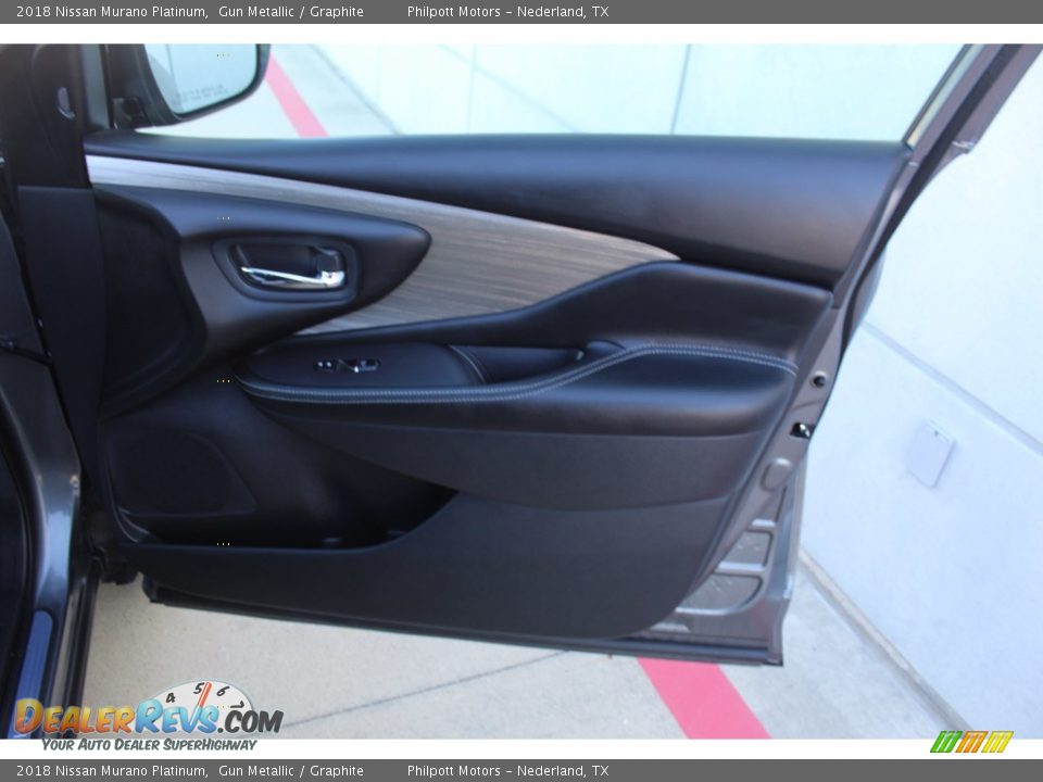 2018 Nissan Murano Platinum Gun Metallic / Graphite Photo #26