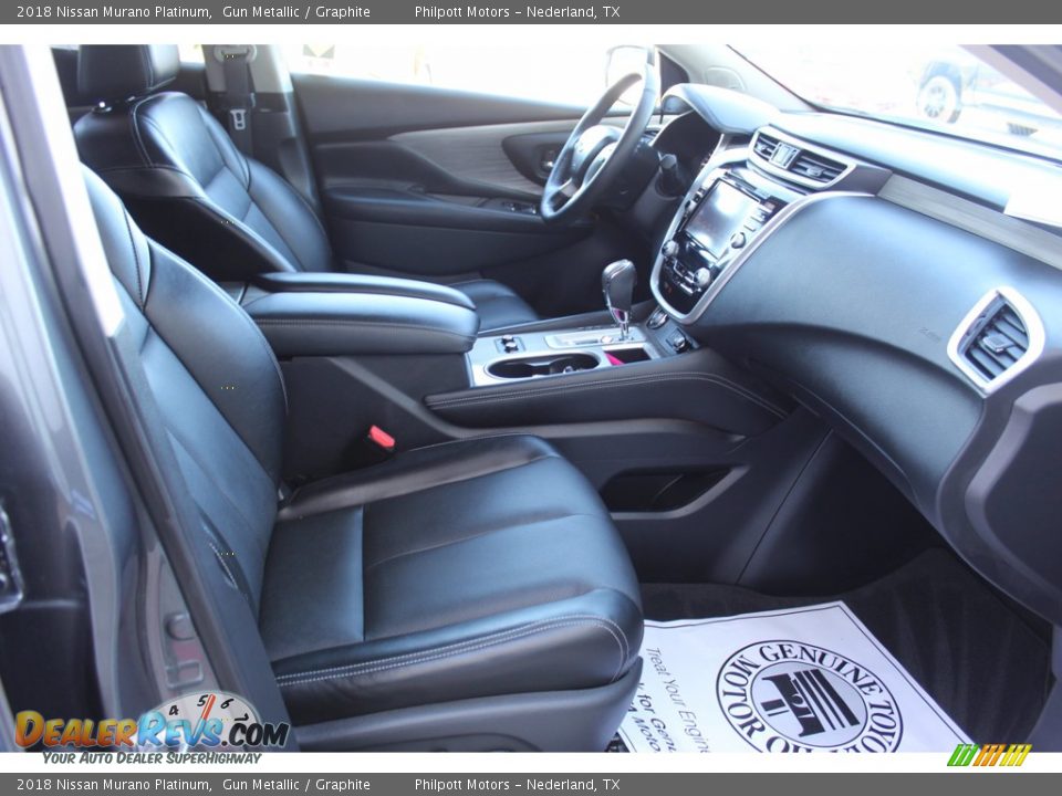 2018 Nissan Murano Platinum Gun Metallic / Graphite Photo #27