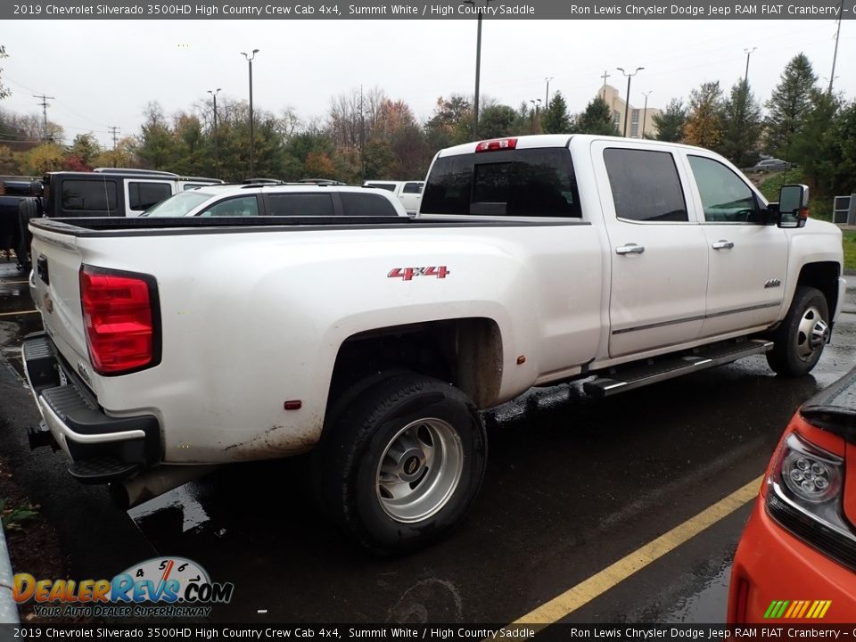 2019 Chevrolet Silverado 3500HD High Country Crew Cab 4x4 Summit White / High Country Saddle Photo #4