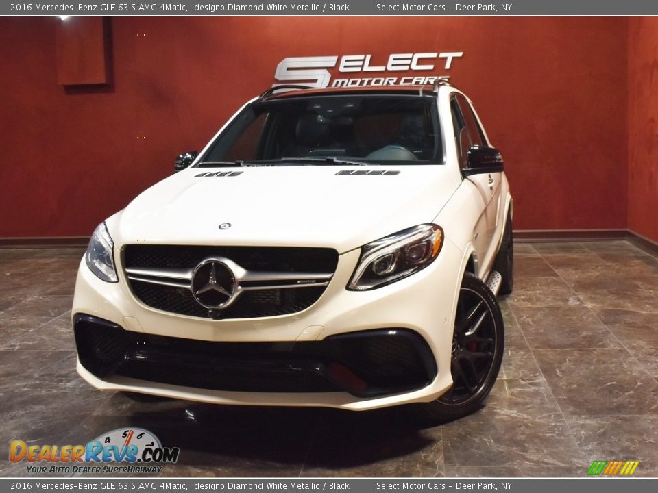 2016 Mercedes-Benz GLE 63 S AMG 4Matic designo Diamond White Metallic / Black Photo #1