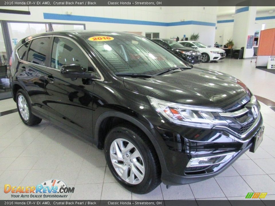 Front 3/4 View of 2016 Honda CR-V EX AWD Photo #3