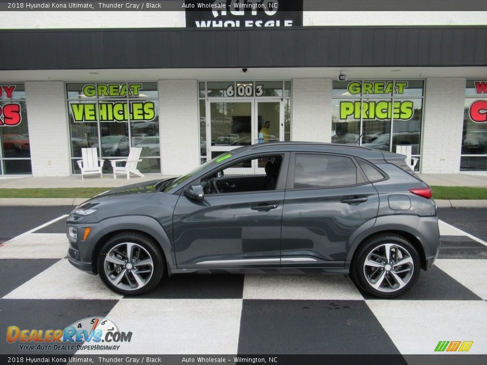 2018 Hyundai Kona Ultimate Thunder Gray / Black Photo #1